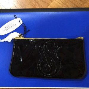 Victoria’s Secret patent zip monogram bag NEW